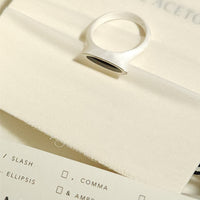 Sterling Silver Red Agate Lake Dangle Ring