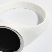 Sterling Silver Onyx Lake Round Ring