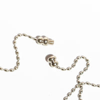 Onyx Sterling Silver Disc Pendant Necklace