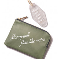 The Manifest Pouch with Keyring • Black or Olive
