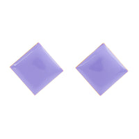 Diamond Studs • Spring Lilac
