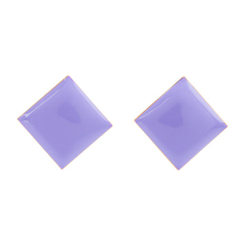Diamond Studs • Spring Lilac