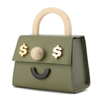 The Show Me The Money Bag with Strap • Olive
