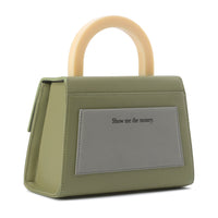 The Show Me The Money Bag with Strap • Olive