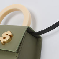 The Show Me The Money Bag with Strap • Olive