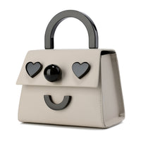 The Hopeless Romantic Bag with Strap • Beige
