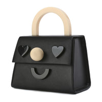 The Hopeless Romantic Bag with Strap • Black
