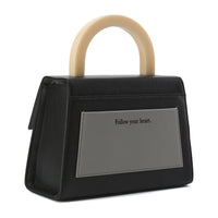 The Hopeless Romantic Bag with Strap • Black