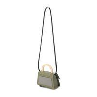 Diva Satchel Bag with Strap • Olive