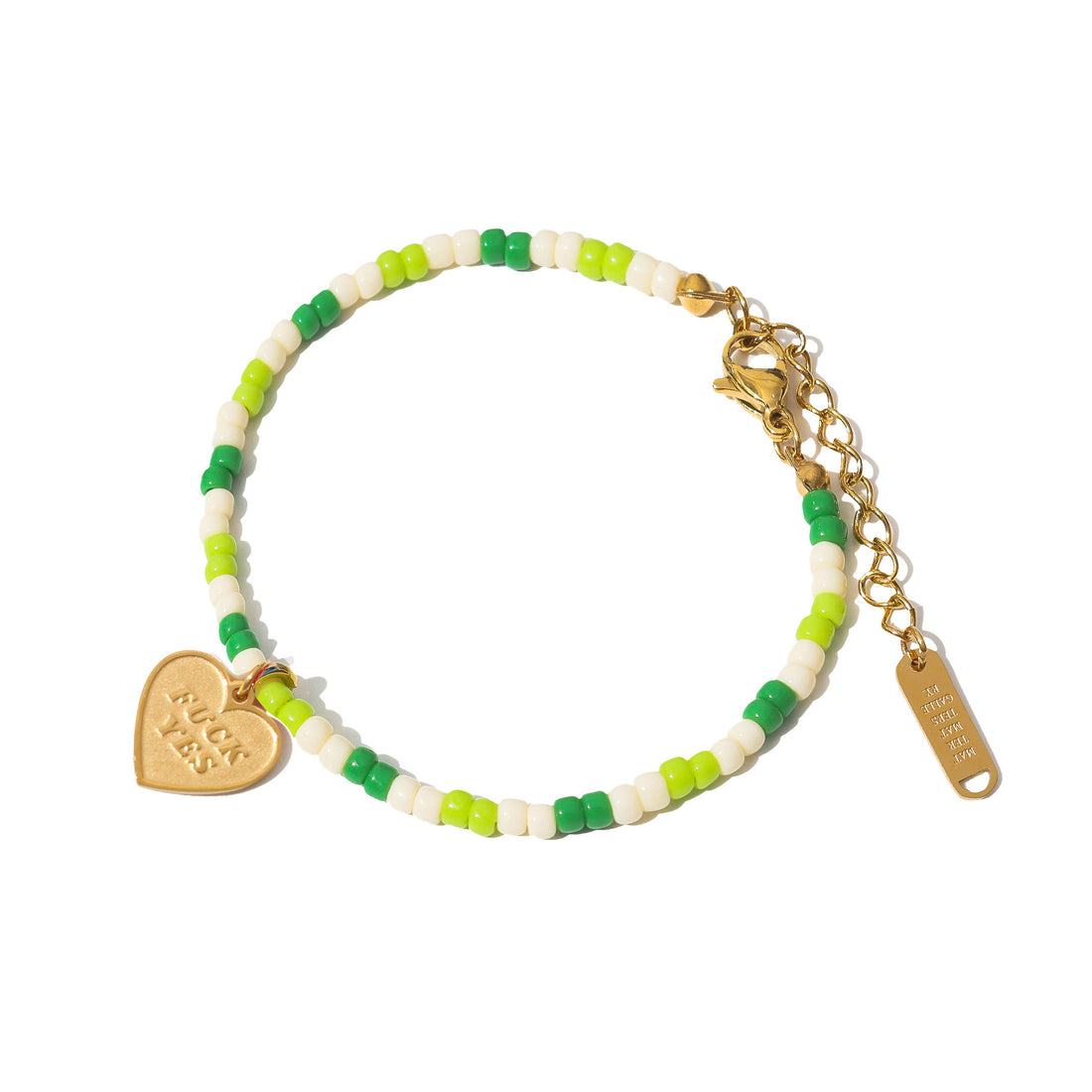 Fuck Yes & :)/ Bracelet • 4 options
