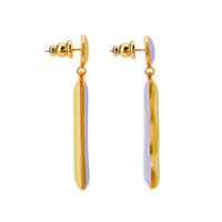 Cliff Earrings on Dots • Lemon & Lilac