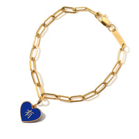 有/$ Have/Money / Bracket Bracelet • Navy/Beige