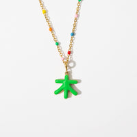 Five Elements / Wood Pendant • Forest & Grass