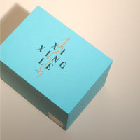 XI XING LE / Peach Drinking Mug • Red