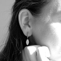 " Yes, I mean no." Key Tag Hoops • Stainless steel