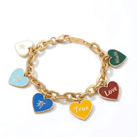 Make A Wish Bracelet • Gold/ Rainbow