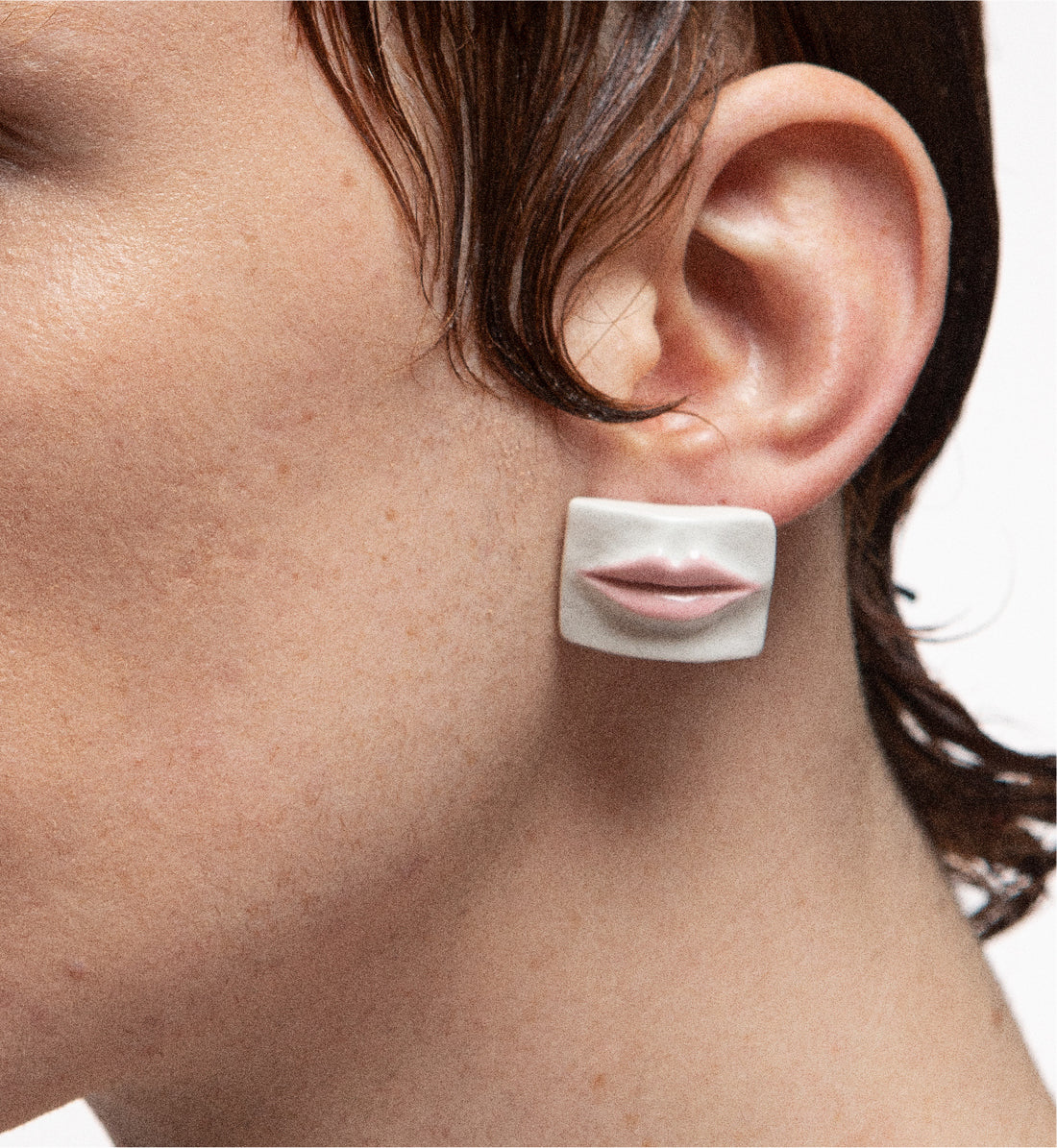 Andres Gallardo / Mouth Earrings