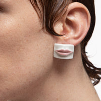 Andres Gallardo / Mouth Earrings