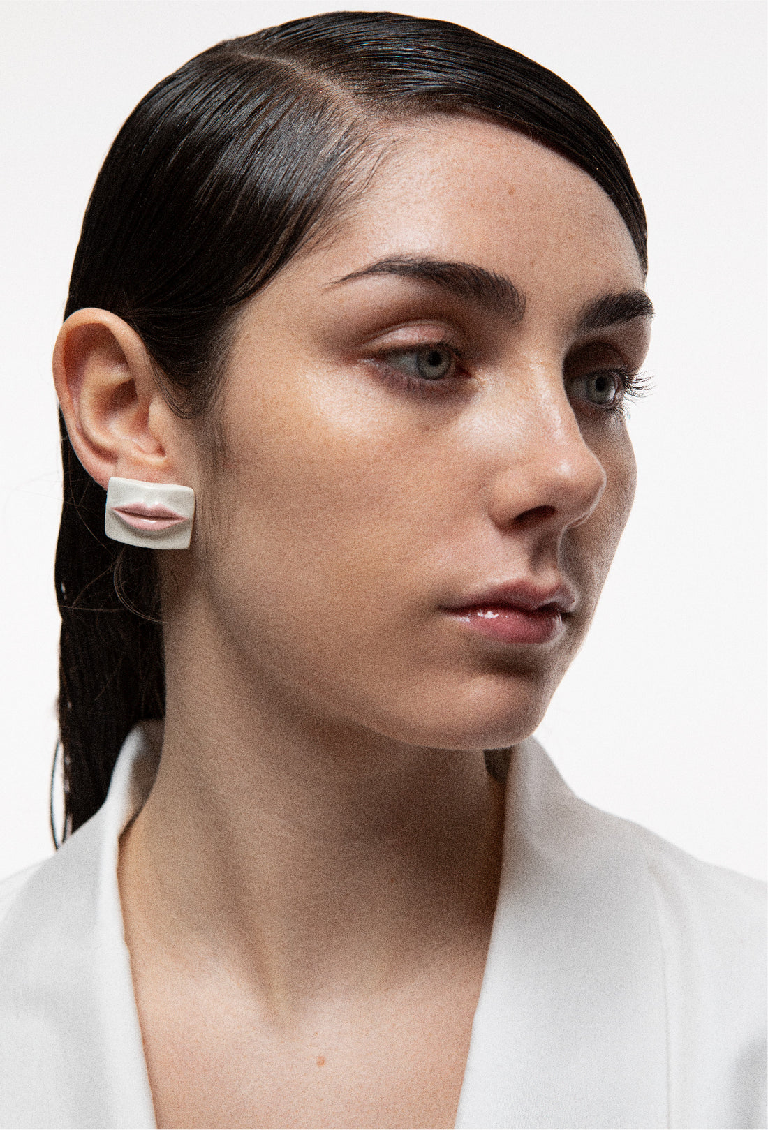 Andres Gallardo / Mouth Earrings