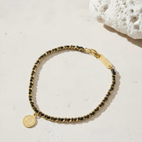 Billion Dollar Coin Chain Woven Bracelet