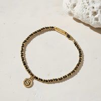 Billion Dollar Coin Chain Woven Bracelet