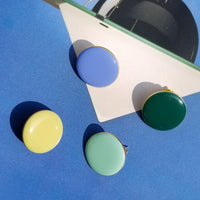 Circle Studs • Lemon Sorbet