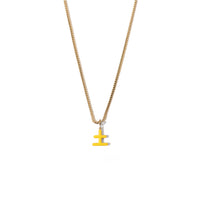 Five Elements / Earth Necklace • Yellow & Brown/Beige