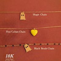 Humble Heart Necklace • Red & Pink