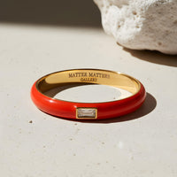 Bling Ring • Red Enamel