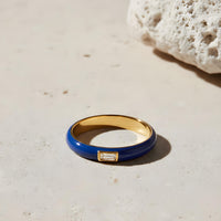 Bling Ring • Navy Enamel
