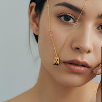 Hide & Seek Necklace • Gold