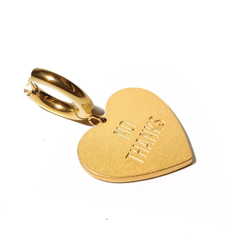 Fuck Yes Earrings • Red / Reversible