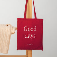 Good days • Red/ Tote Bag