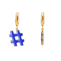 Hashtag / Hoops • Royal Blue & Stone