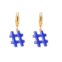 Hashtag / Hoops • Royal Blue & Stone