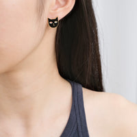 Kitty Tom Earrings • Black