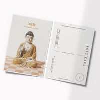 Some Good Fortune Postcard • Buddha Statue