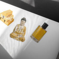 Some Good Fortune Sticker • Let it be Buddha statue