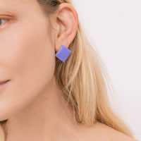 Diamond Studs • Spring Lilac