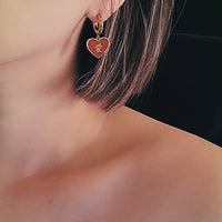 愛/做 Love/Do Earrings • Red/Navy
