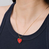 Speak Your Heart/ 愛/做 Do/Love Necklace • Red/Black
