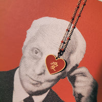 Speak Your Heart/ 愛/做 Do/Love Necklace • Red/Black