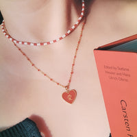 Speak Your Heart/ 愛/做 Do/Love Necklace • Red/Black