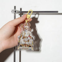 Some Good Fortune Keychain • Love Comes Through 月老 Yue Lao statue