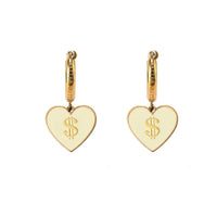 有/$ Have/ Money Earrings • Navy/Beige