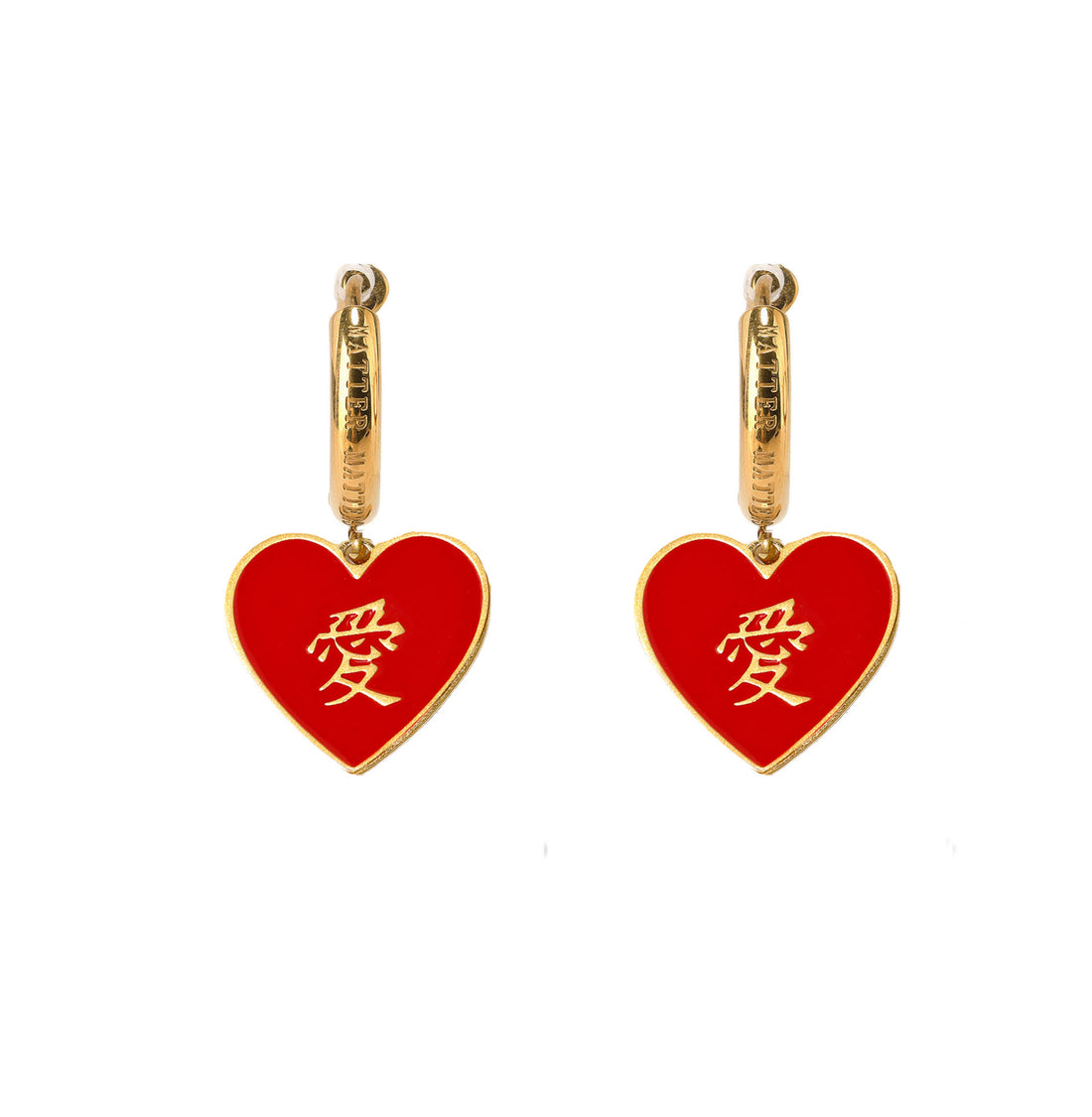 愛/做 Love/Do Earrings • Red/Black or Navy