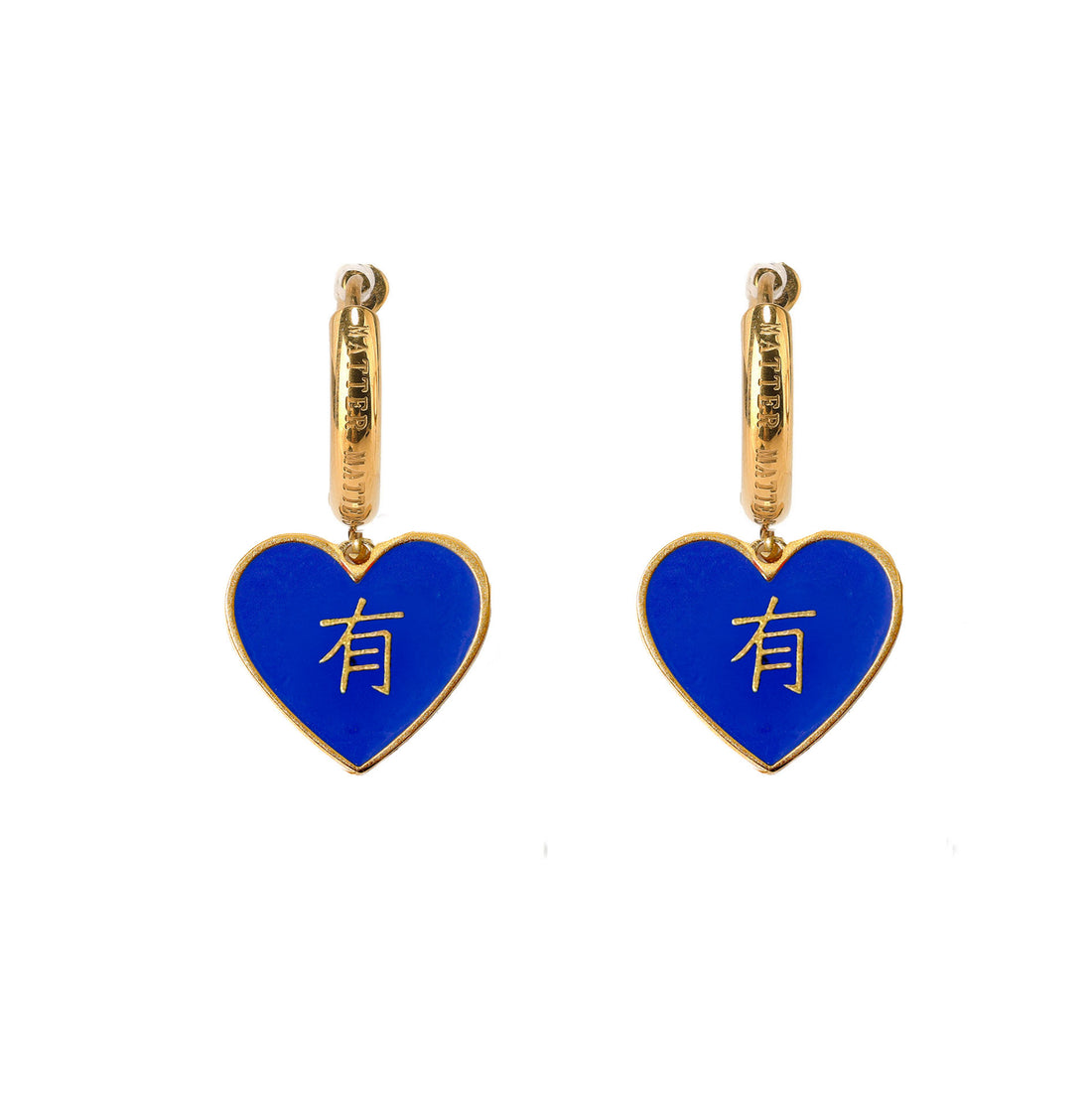 有/$ Have/ Money Earrings • Navy/Beige