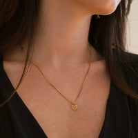 Fuck Yes & :) Necklace • Gold