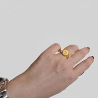 Money Talks • Gold Signet Ring