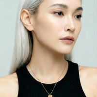 Fuck Yes & :) Necklace • Gold